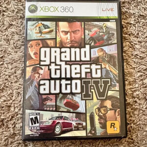 Grand Theft Auto IV 4 (Microsoft Xbox 360, 2009)